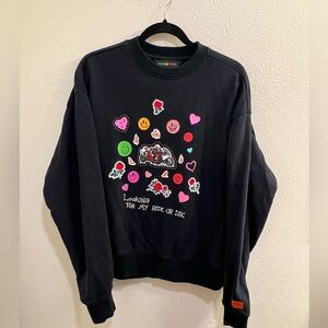 Teddy Fresh black sweatshirt Size XS "LOOKING FOR MY RIDE OR DIE."